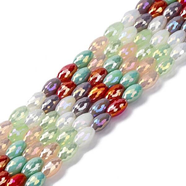 Electroplate & Gradient Color Glass Beads Strands