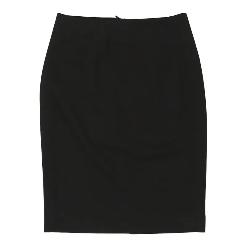 Emporio Armani Skirt - 26W UK 6 Black Wool Blend | Size: UK 6
