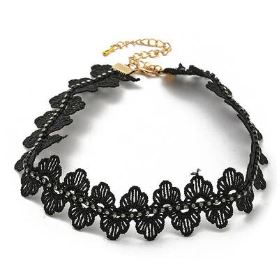 Polyester Lace Choker Necklaces