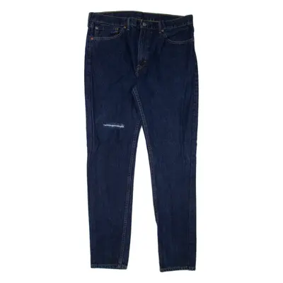 LEVI'S Altered Distressed Mens Jeans Blue Slim Tapered W36 L34