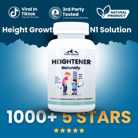 Heightener - Natural Height Growth Supplement for Kids, Teens and Adults to Increase Bone Strength and Grow Taller | Height M...