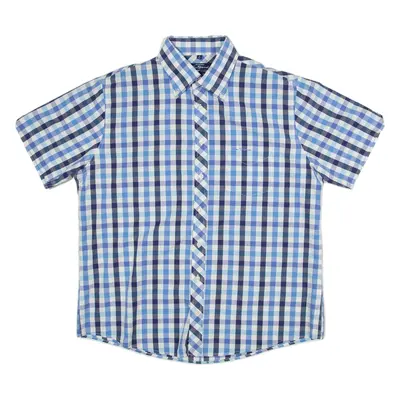 BEN SHERMAN Fit Mens Shirt Blue Gingham XL