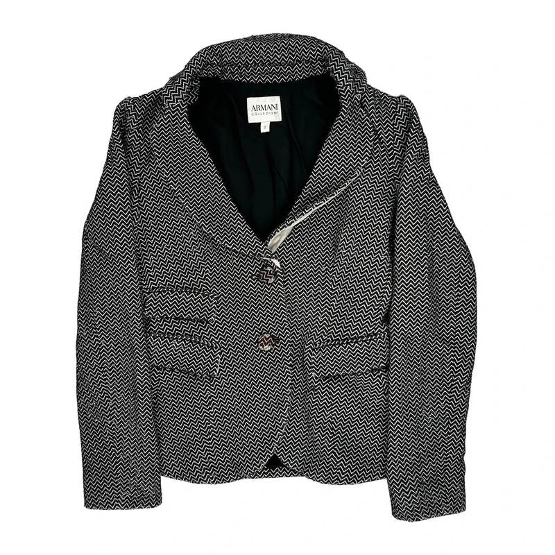 Armani Blazer - XS Black & White Cotton Blend