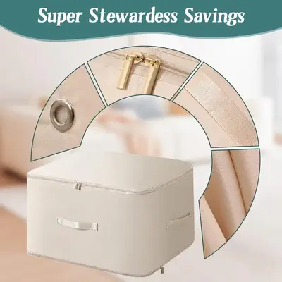 Ultra Space-Saving Self-Compression Storage Bags – Heavy-Duty Moving & Travel Organizer Tote for Clothes, Comforters, and B...