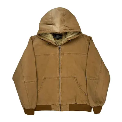 G.H. Bass & Co Jacket - XL Brown Cotton Blend