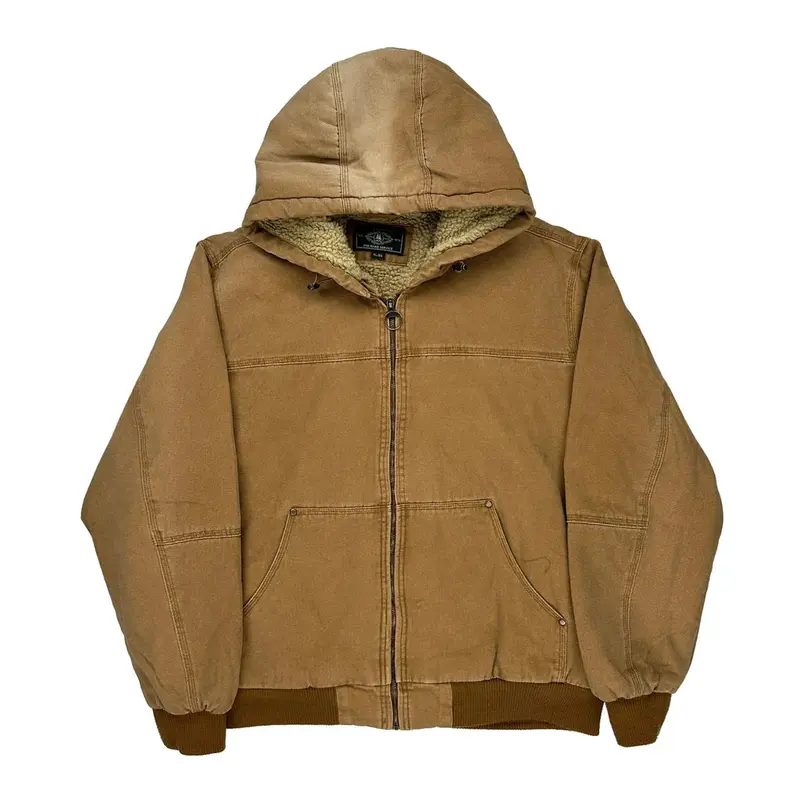 G.H. Bass & Co Jacket - XL Brown Cotton Blend