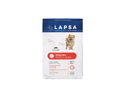 Lapsa Adult Wholemeal Kibble - Small breed - 4kg