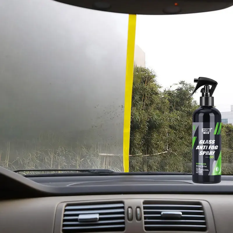 HGKJ Car Glass Anti Fog Spray, Long Lasting Anti Fog Spray, Auto Accessories, Glass Cleaning Spray, Suitable for Window Scree...