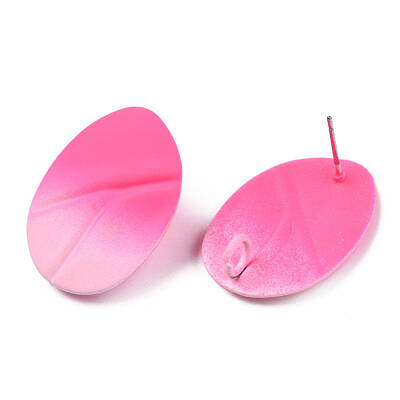 Spray Painted Iron Stud Earring Findings