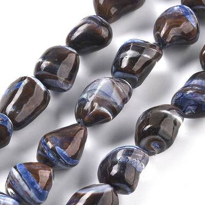 Dyed Natural Trochus Shell Beads Strands