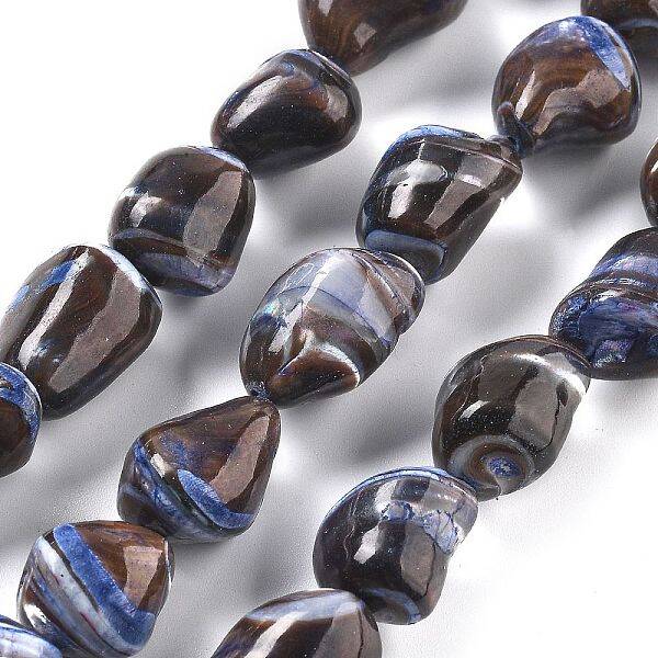 Dyed Natural Trochus Shell Beads Strands