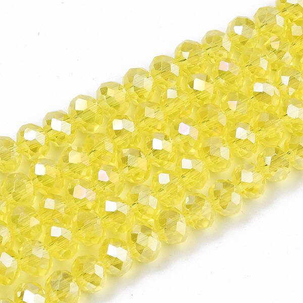 Electroplate Glass Beads Strands