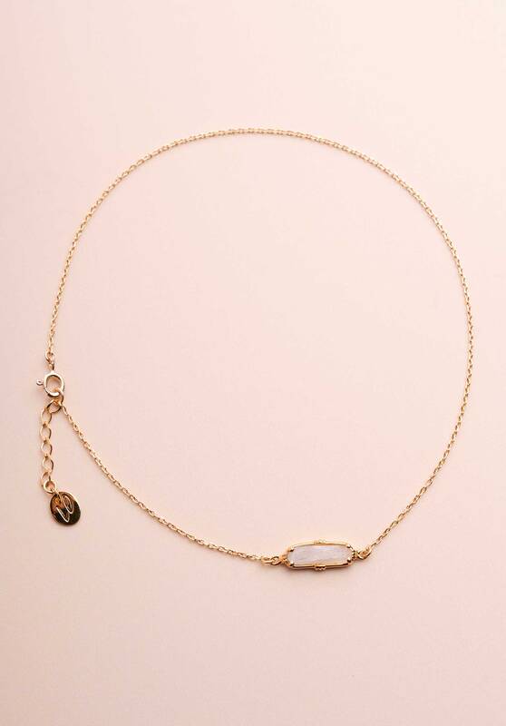 Bracelet Br695 Pierre-De-Lune-Blan | Color: PIERRE DE LUNE BLAN | Size: U