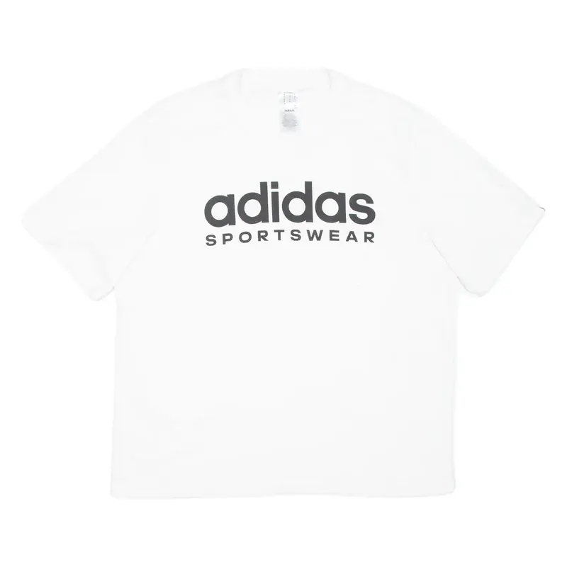 ADIDAS Womens T-Shirt White XL