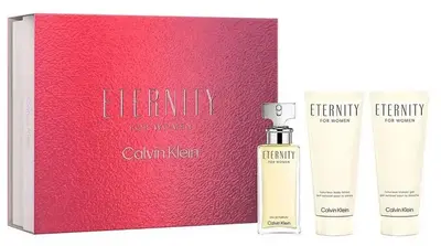 Calvin klein Eternity - EDP 100 ml + body lotion 100 ml + EDP 10 ml
