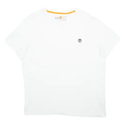 TIMBERLAND Slim Fit Mens T-Shirt White XL