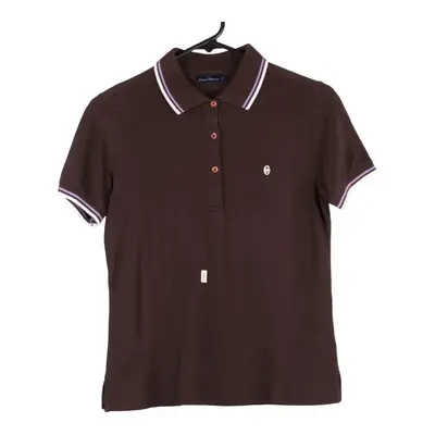 Conte Of Florence Polo Shirt - Medium Brown Cotton