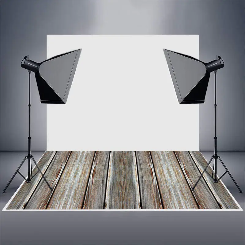Vertical Texture Distressed Wood Rubber Floor Mat - Aperturee