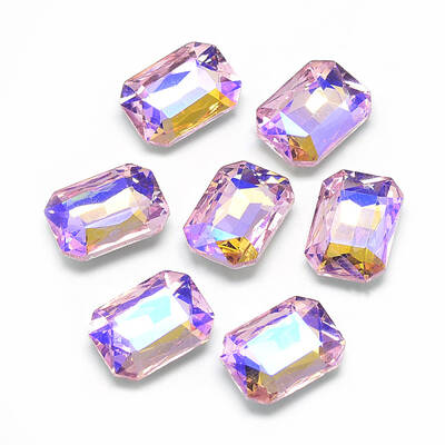 Pointed Back Glass Rhinestone Cabochons