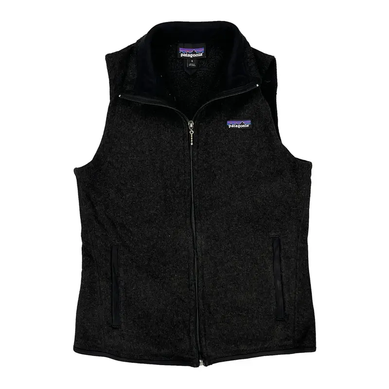Patagonia Fleece Gilet - Small Black Polyester