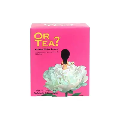 Or tea? Litchi Bio White Peony, sachets - box of 10 pieces