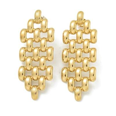 Ion Plating(IP) 304 Stainless Steel Stud Earrings