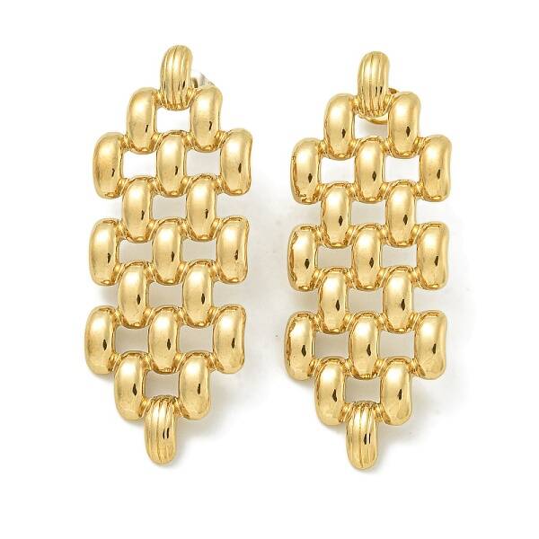 Ion Plating(IP) 304 Stainless Steel Stud Earrings