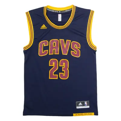 ADIDAS 2016 Cleveland Cavaliers #23 James Alternate Mens Jersey Blue Sleeveless USA M