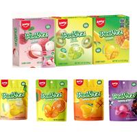(live)Amos Peelerz Fruity Gummies 240g – New Tropical Edition | Lychee, Kiwi, Peach + 5 Mixed Pack (Mango, Grape banana ora...