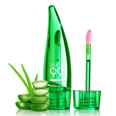 Aloe Vera Lip Oil, Long Lasting Moisturizing Lip Gloss, Natural Color Changing Lip Oil, Hydrating Lip Balm, Plumping Lip Oil ...