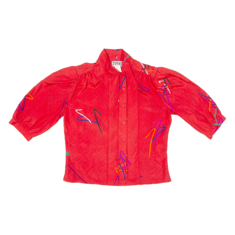 TATTOO Womens Shirt Red S