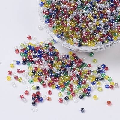 12/0 Grade A Round Glass Seed Beads