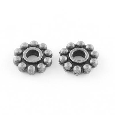 Flower Tibetan Style Alloy Beads