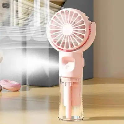 Portable Mini Handheld Fan with Spray, Multipurpose Rechargeable Handheld Fan with Spray, Handheld Atomizing Fan for Travel, ...