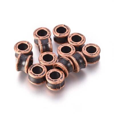 Tibetan Style Alloy European Beads