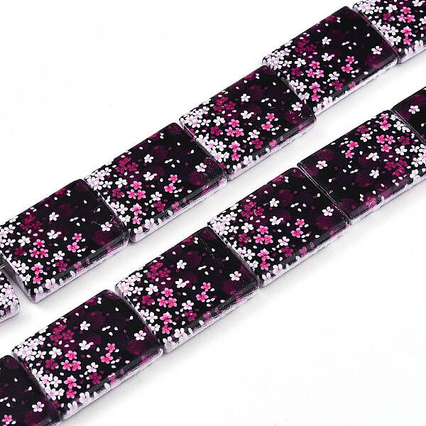Printed Glass Beads