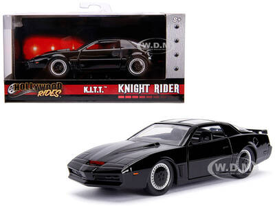 1982 Pontiac Firebird Trans Am Black K.I.T.T. Knight Rider (1982) TV Series Hollywood Rides Series 1/32 Diecast Model Car...