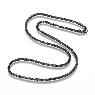 304 Stainless Steel Box Chain Necklaces