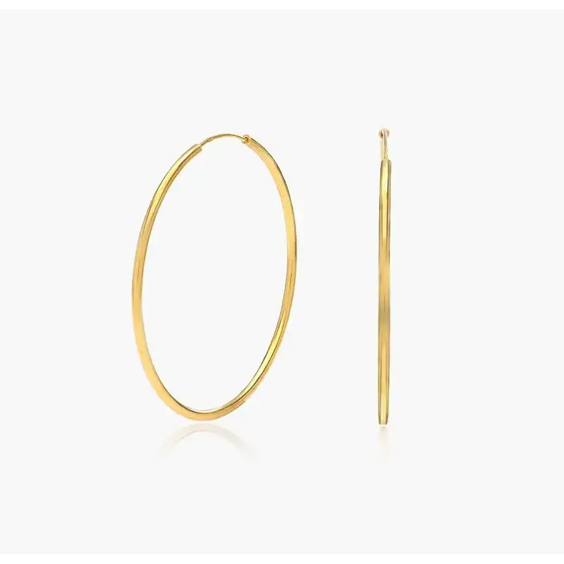 Gold Vermeil Hoop Earrings for Women