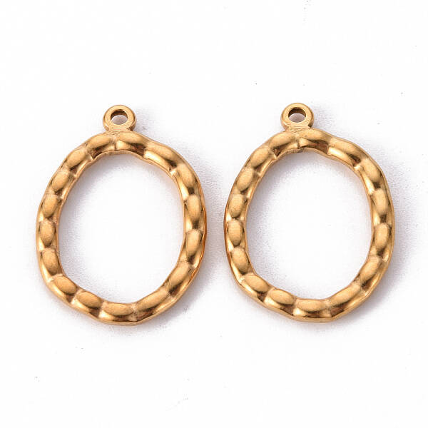 304 Stainless Steel Open Back Bezel Pendants