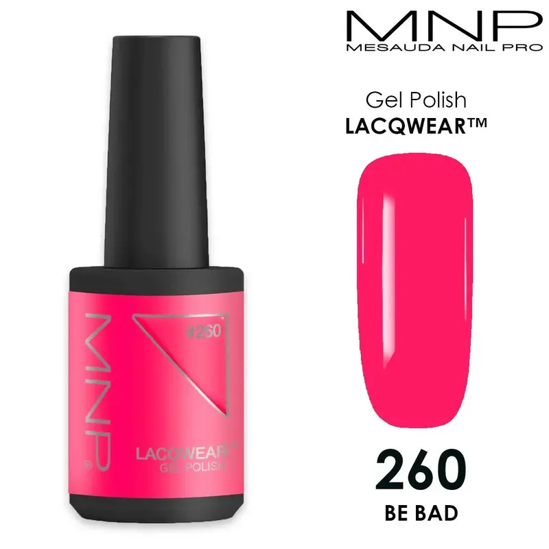 Mesauda Lacqwear Mnp 10 Ml Gel Polish 260 Be Bad