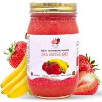 Healthy Herbs Sea Moss Gel β Sweet Strawberry Banana | Wildcrafted Gold St. Lucia Seamoss | 90+ Nutrients for Energy, Gut, ...