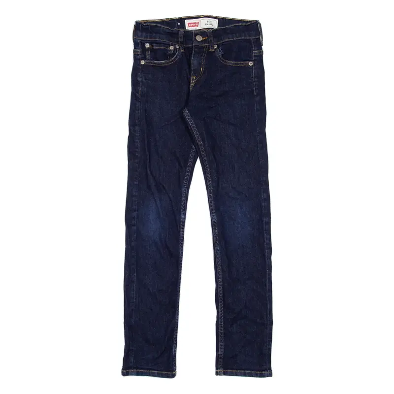 LEVI'S 512 Jeans Boys Blue Slim Tapered W24 L26
