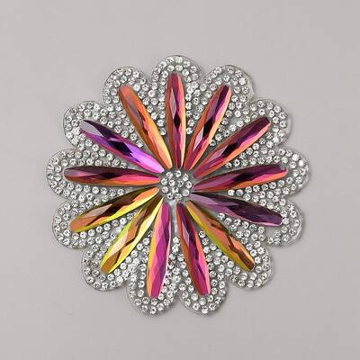 Rhinestone Cloth Iron on/Sew on Patches