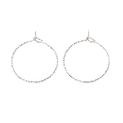 316 Surgical Stainless Steel Hoop Earrings Findings