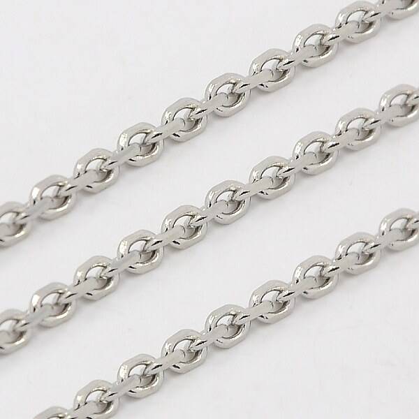 Tarnish Resistant 304 Stainless Steel Cable Chains