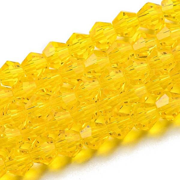 Transparent Glass Beads Strands