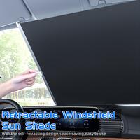 Windshield Sun Shade, Automatic Retractable Sunshade Car Protection Windshield Sun Block Visor Shade Curtain Sun for Car & Ho...