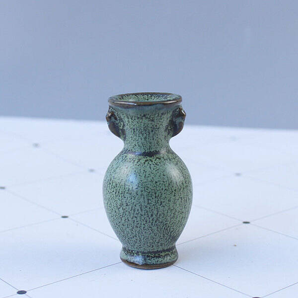 Ancient Chinese Style Mini Ceramic Floral Vases for Home Decor
