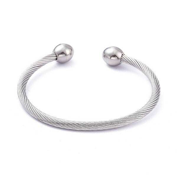 Tarnish Resistant 304 Stainless Steel Cuff Bangles